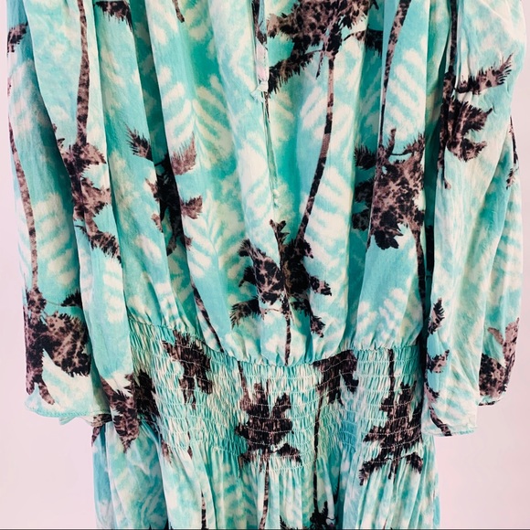 Palm Tree Cold Shoulder Tunic - Picture 14 of 16